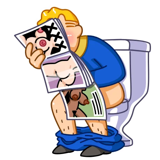 Стикер 16 Fallout Vault Boy