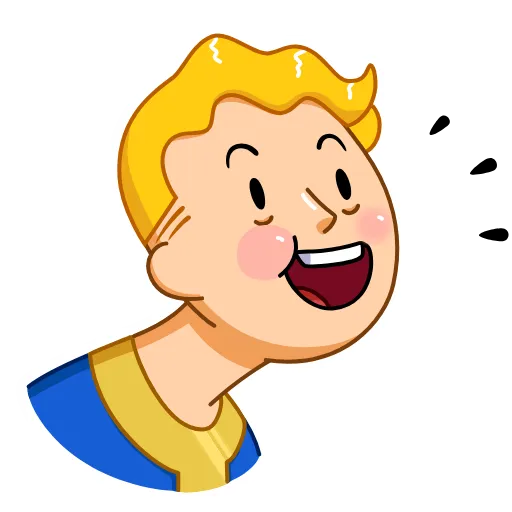 Стикер 14 Fallout Vault Boy