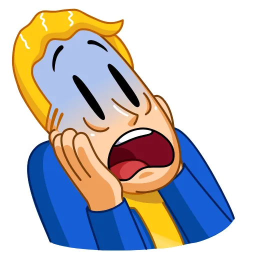 Стикер 4 Fallout Vault Boy
