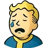 Стикер 6 😍 Набор эмоджи с эмоциями Vault Boy из игры Fallout