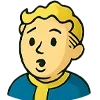 Стикер 25 😍 Набор эмоджи с эмоциями Vault Boy из игры Fallout
