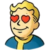 Стикер 3 😍 Набор эмоджи с эмоциями Vault Boy из игры Fallout