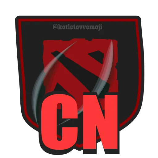 Стикер 34 Dota 2 HD Teams