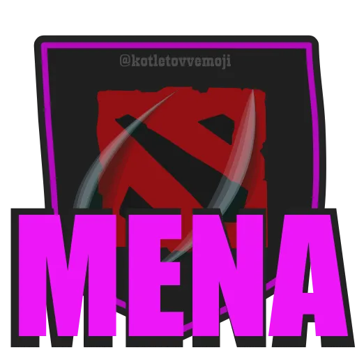 Стикер 38 Dota 2 HD Teams