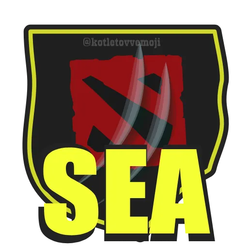 Стикер 35 Dota 2 HD Teams