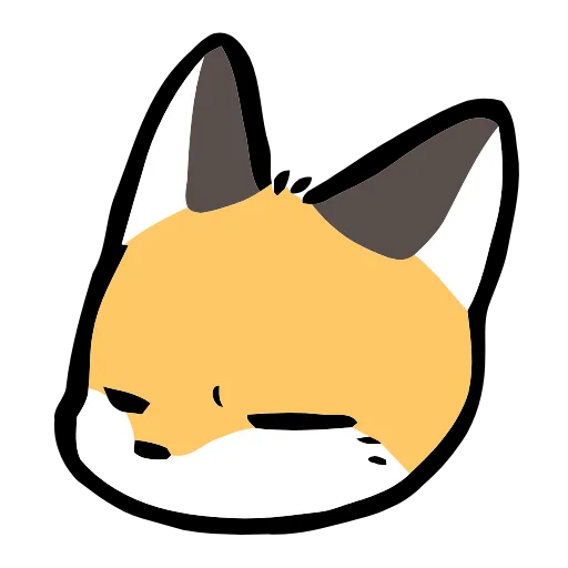 Стикер 32 Cute Fox