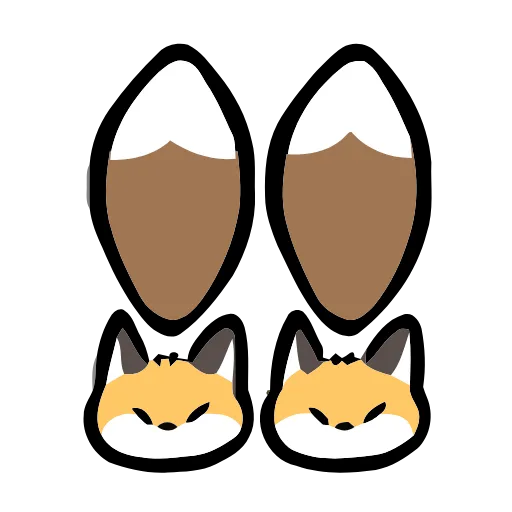 Стикер 34 Cute Fox