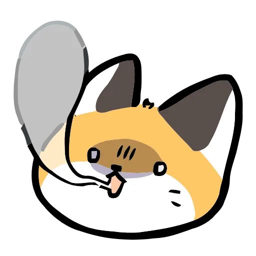 Стикер 19 Cute Fox