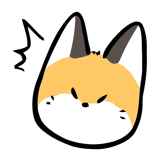 Стикер 15 Cute Fox
