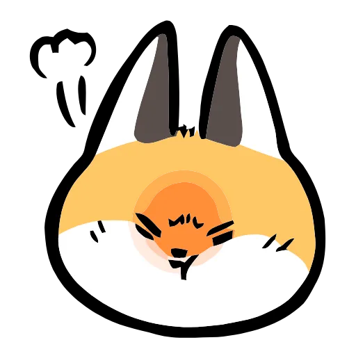Стикер 20 Cute Fox
