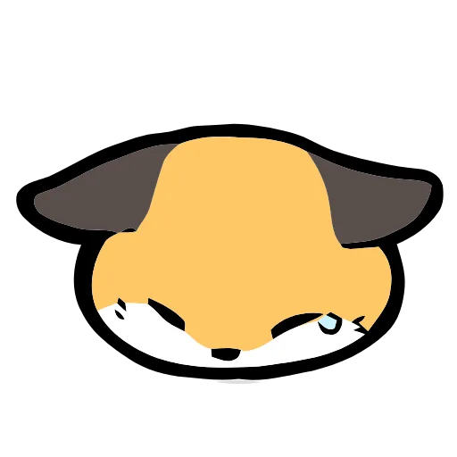 Стикер 8 Cute Fox