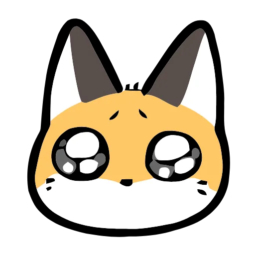 Стикер 27 Cute Fox