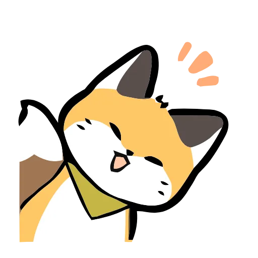 Стикер 38 Cute Fox