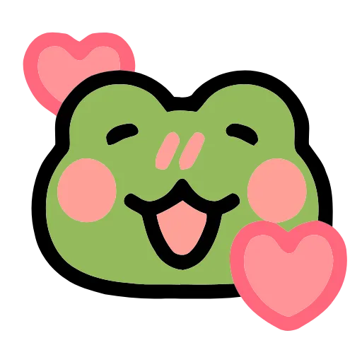 Эмодзи Frog - для Telegram — скачать