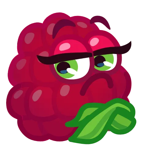 Стикер 18 Veggiemoji