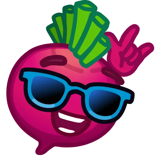 Стикер 3 Veggiemoji