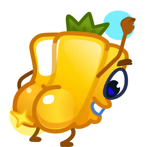 Стикер 25 Veggiemoji