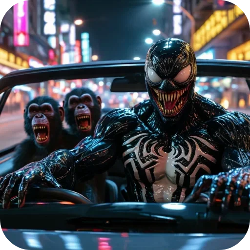 🚗 Стикер «Venom remake» для Telegram
