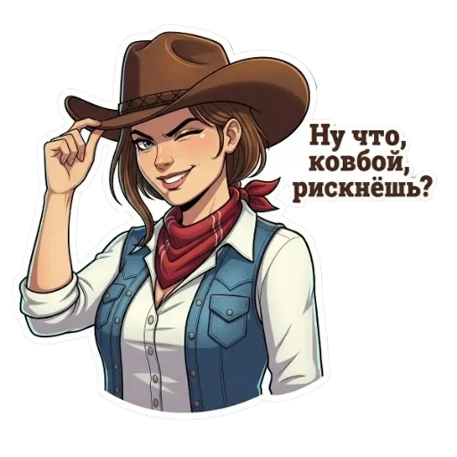🤯 Стикер «Вестерн» для Telegram