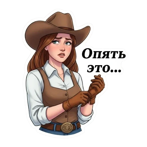 🔁 Стикер «Вестерн» для Telegram