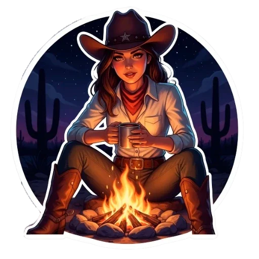 🔥 Стикер «Вестерн» для Telegram