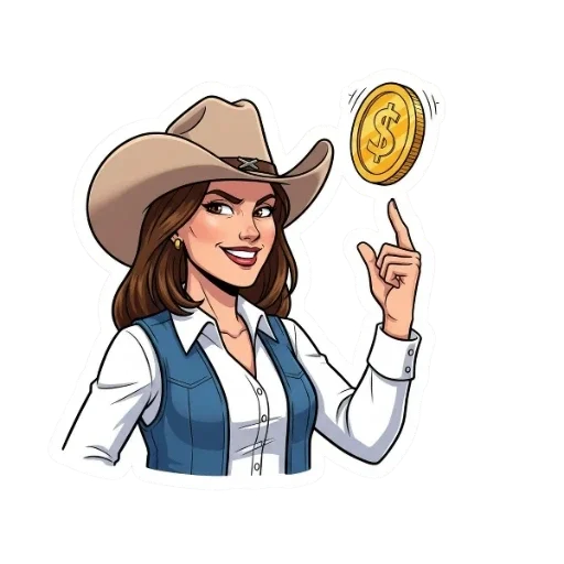 💰 Стикер «Вестерн» для Telegram