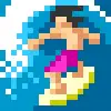 Стикер 9 Hawaii #status #cute #girl #pixel