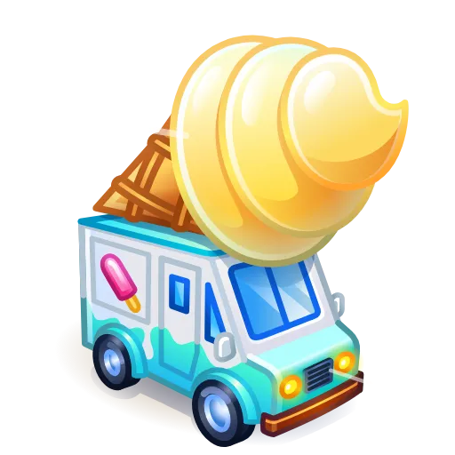 🍦 Стикер «Vice Cream» для Telegram