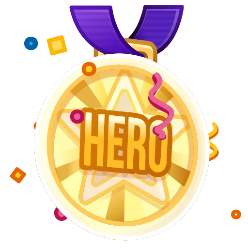 Стикер 23 Victory Medal