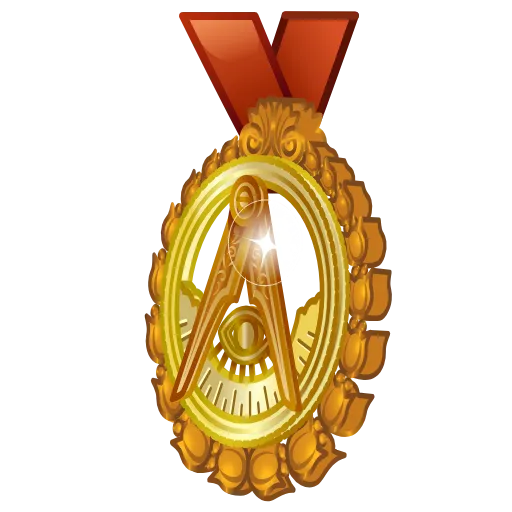 Стикер 34 Victory Medal
