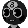 Стикер 8 Dandy's World vintage