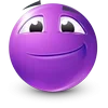 Стикер 3 Purple Face Emoji