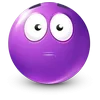 Стикер 10 Purple Face Emoji