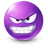 Стикер 27 Purple Face Emoji