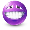 Стикер 7 Purple Face Emoji