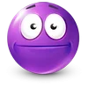 Стикер 15 Purple Face Emoji