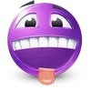 Стикер 8 Purple Face Emoji