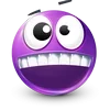 Стикер 31 Purple Face Emoji