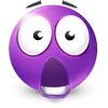 Стикер 29 Purple Face Emoji