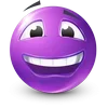 Стикер 40 Purple Face Emoji