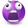 Стикер 48 Purple Face Emoji
