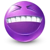 Стикер 13 Purple Face Emoji