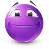 Стикер 56 Purple Face Emoji