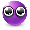 Стикер 20 Purple Face Emoji