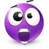 Стикер 22 Purple Face Emoji