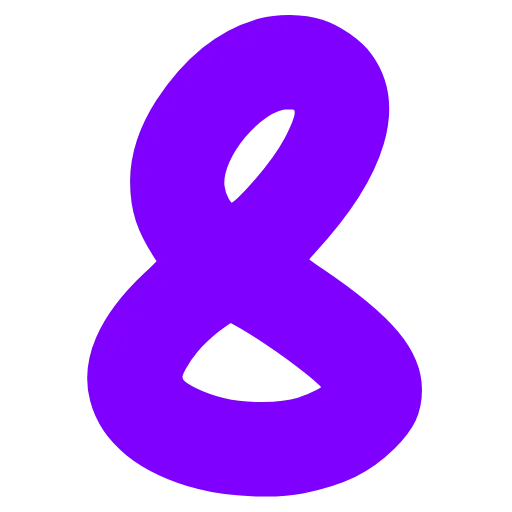 8️⃣ Эмодзи «Violet» для Telegram