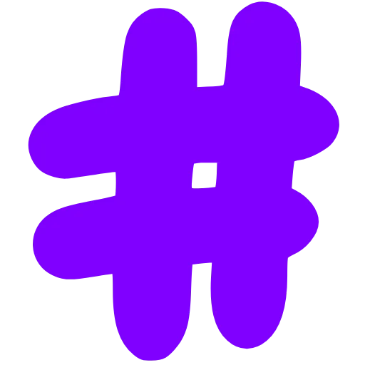 #️⃣ Эмодзи «Violet» для Telegram