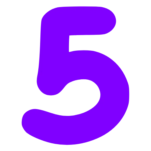 5️⃣ Эмодзи «Violet» для Telegram