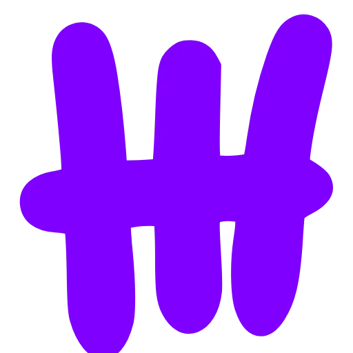 🔤 Эмодзи «Violet» для Telegram