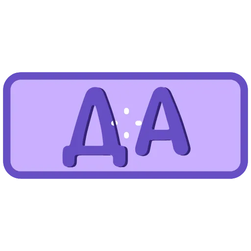 🔤 Эмодзи «Фиолетовый набор букв, с анимацией» для Telegram